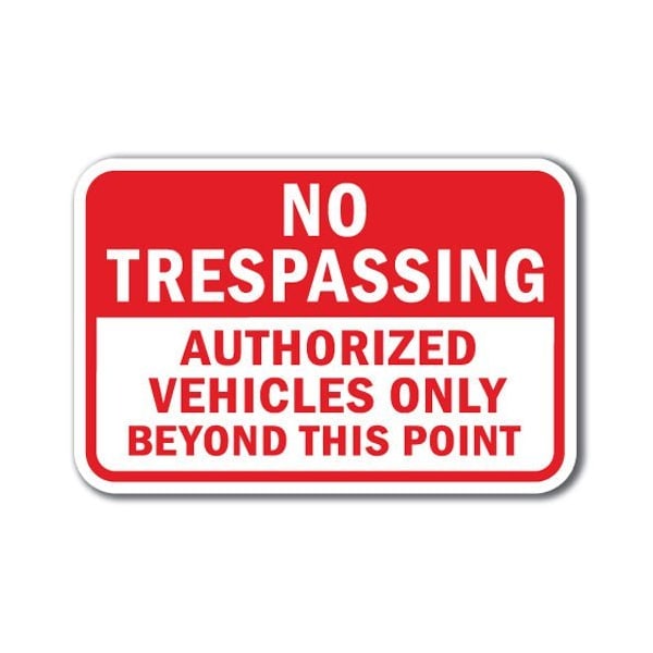 Signmission Safety Sign, 12 in Height, Aluminum, No Tres - No Tres Aut V A-1218 No Tres - No Tres Aut V - main